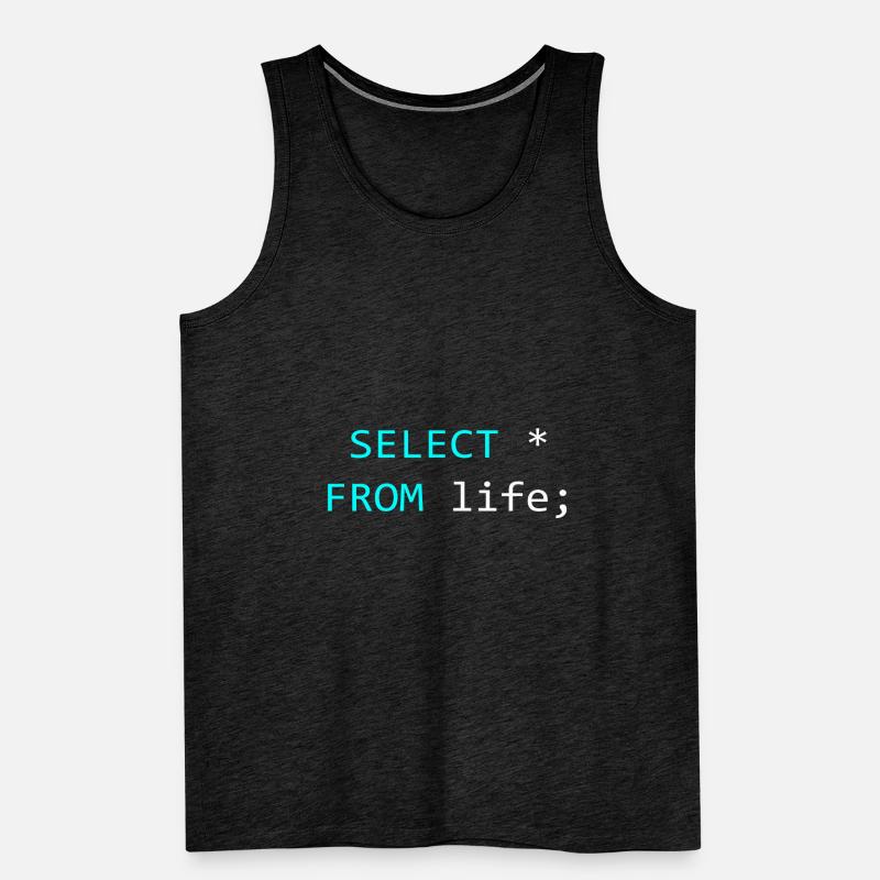Gift idea for SQL coders Men's Premium Organic Tank Top