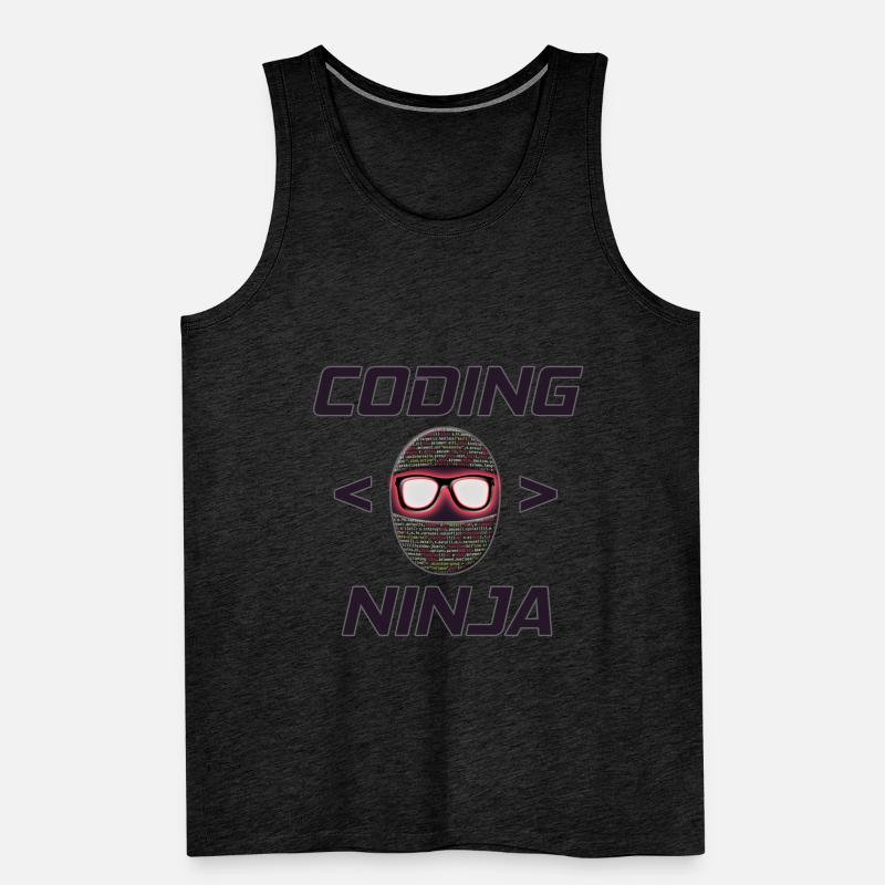 Programmierer, Coding Ninja, Geschenk Männer Premium Bio Tank Top