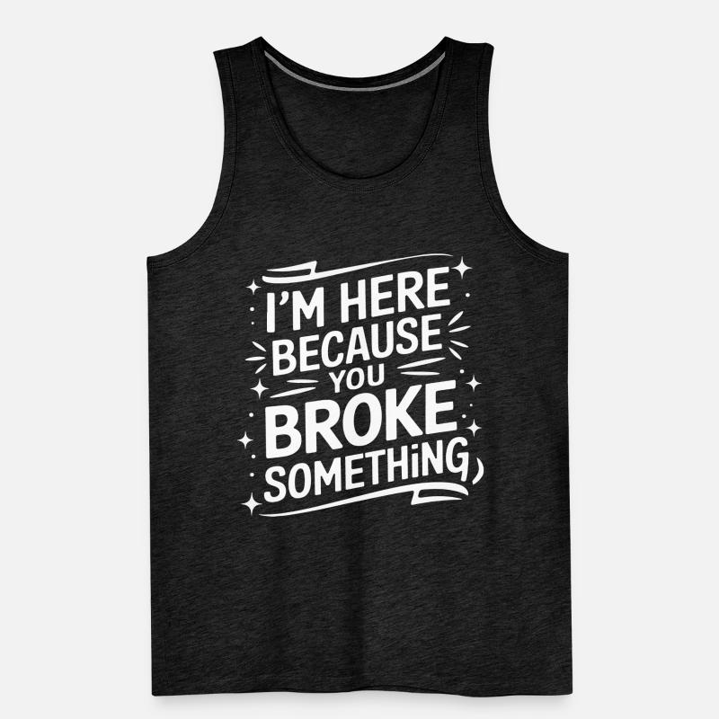 Technical Support Computer Men's Premium Organic Tank Top