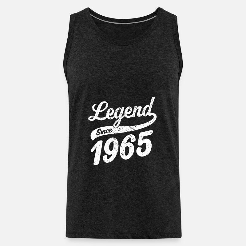 Legend since 1965 - Männer Premium Bio Tank Top - Anthrazit