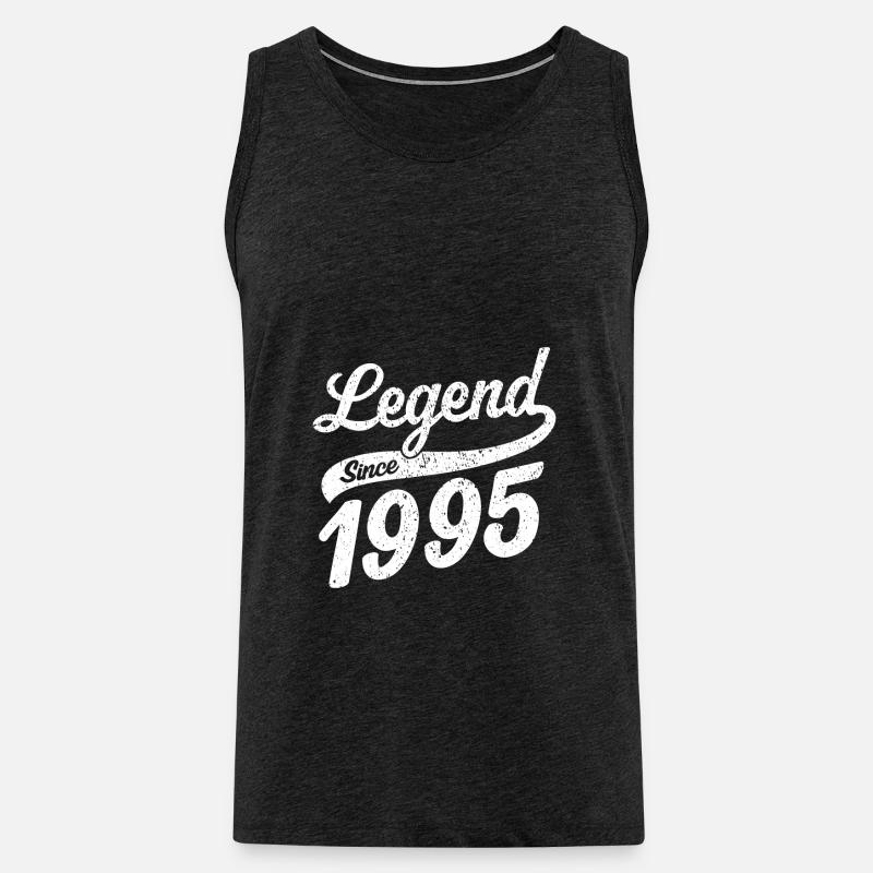 Legend Since 1995 - Männer Premium Bio Tank Top - Anthrazit