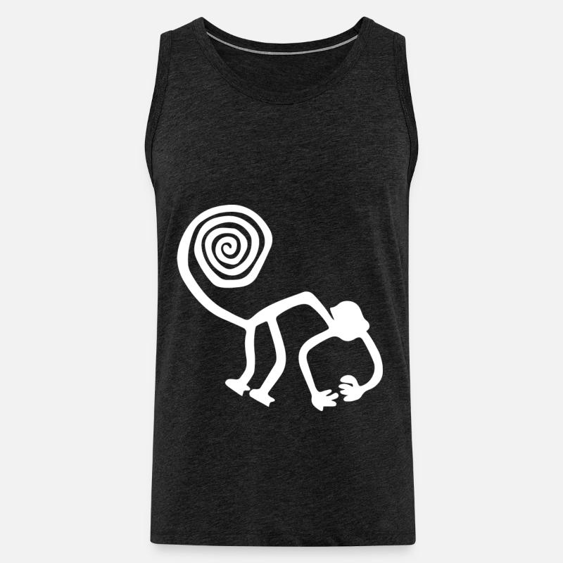MÖNCH - Männer Premium Bio Tank Top - Anthrazit