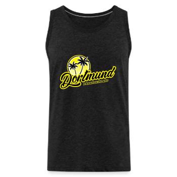 Dortmund - Männer Premium Bio Tank Top - Anthrazit - Vorne - Alexander (188cm)
