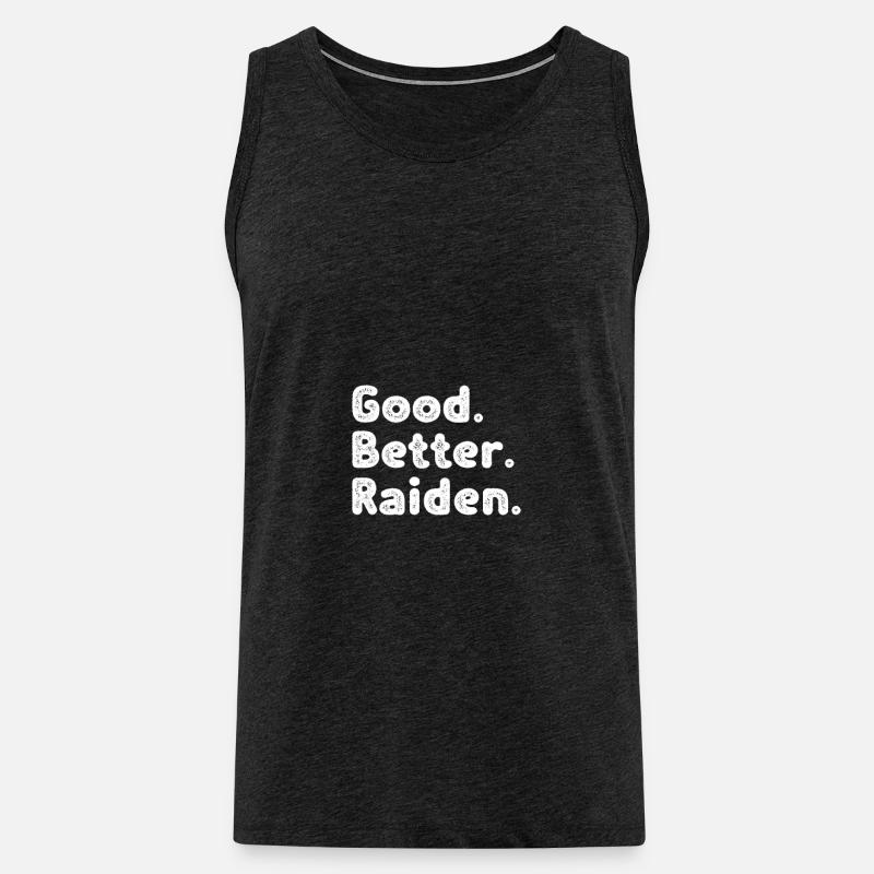 Good better Raiden - Männer Premium Bio Tank Top - Anthrazit