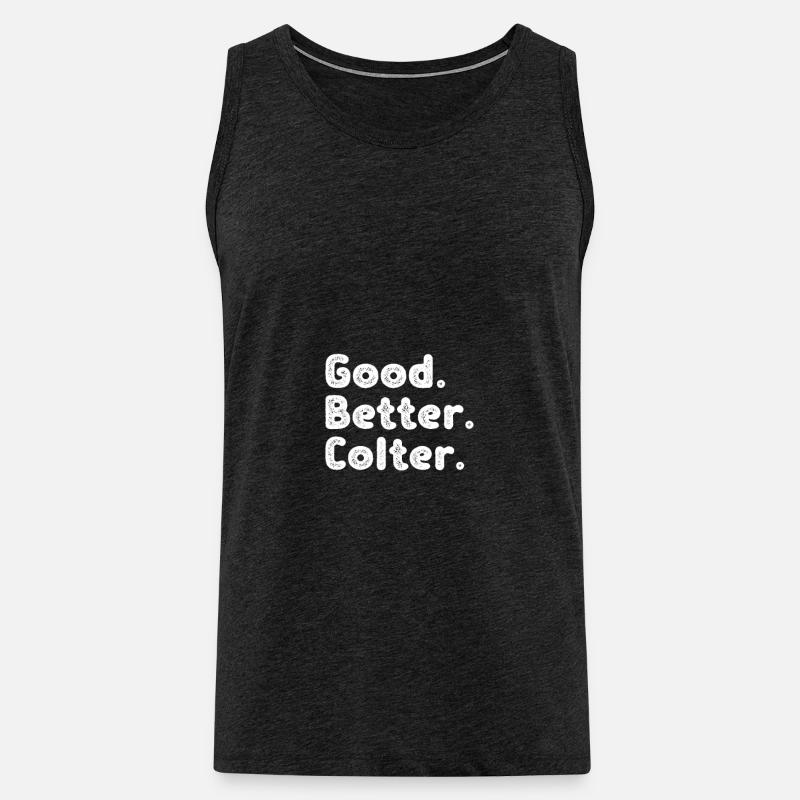 Good better Colter - Männer Premium Bio Tank Top - Anthrazit
