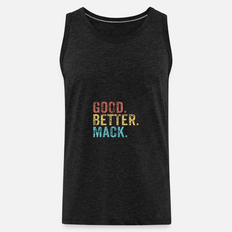 Good better Mack - Männer Premium Bio Tank Top - Anthrazit