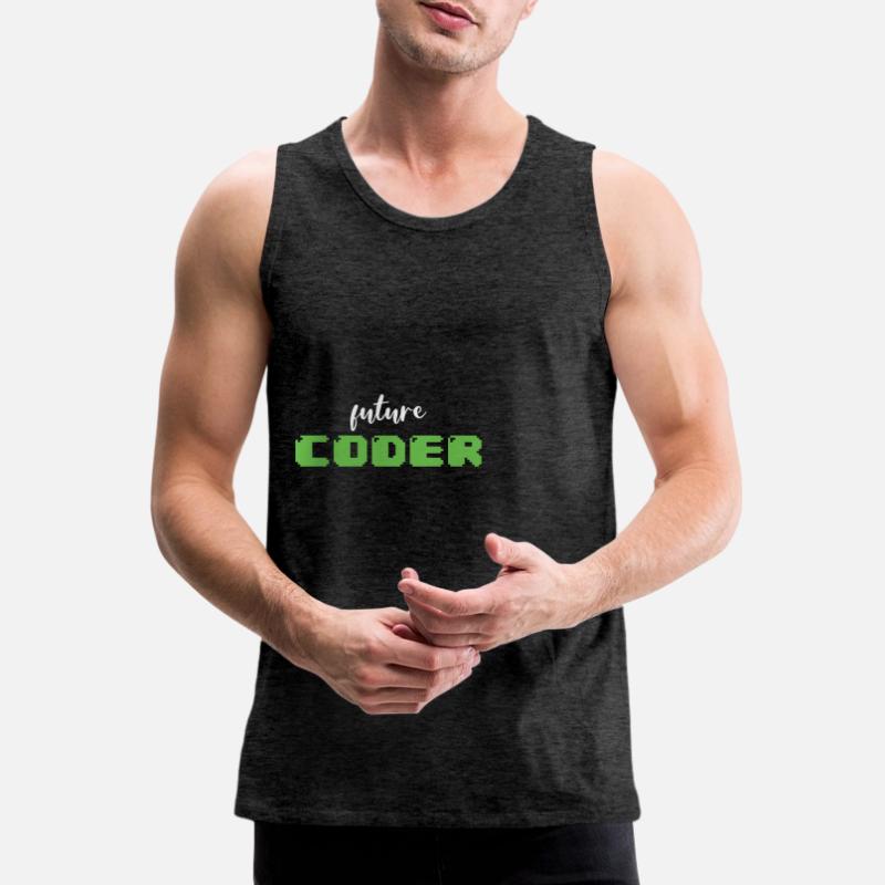 Future Coder Nerdy Programming Männer Premium Bio Tank Top
