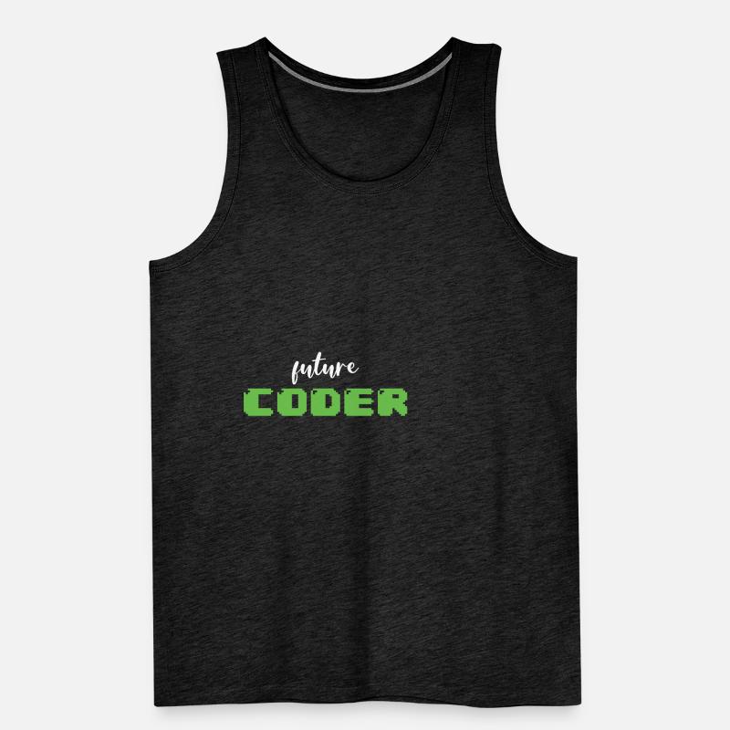 Future Coder Nerdy Programming Männer Premium Bio Tank Top