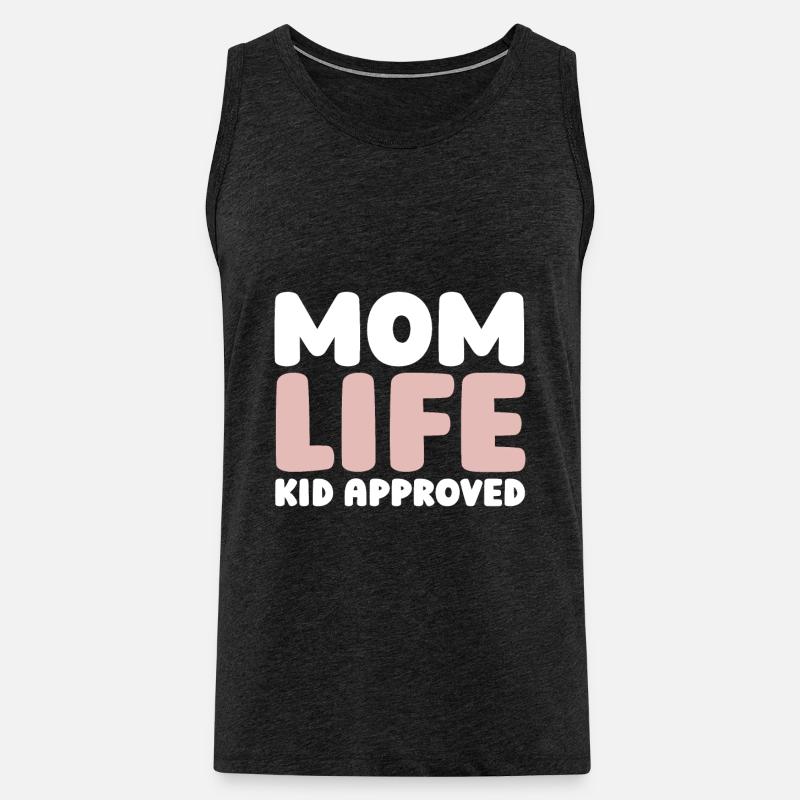 Mama Mutter - Männer Premium Bio Tank Top - Anthrazit