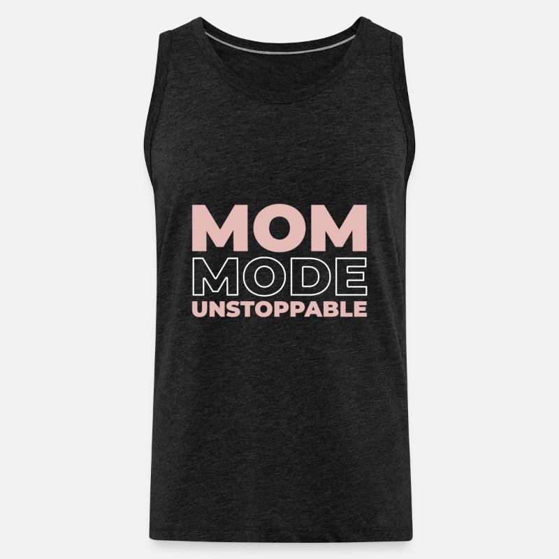 Mama Mutter - Männer Premium Bio Tank Top - Anthrazit
