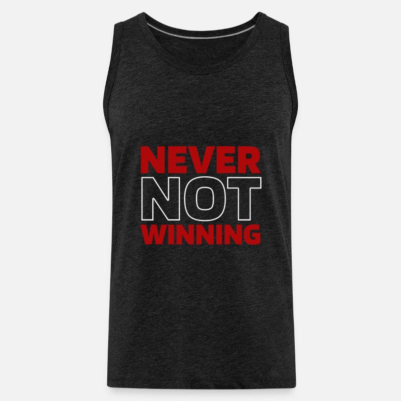 Baseball - Männer Premium Bio Tank Top - Anthrazit