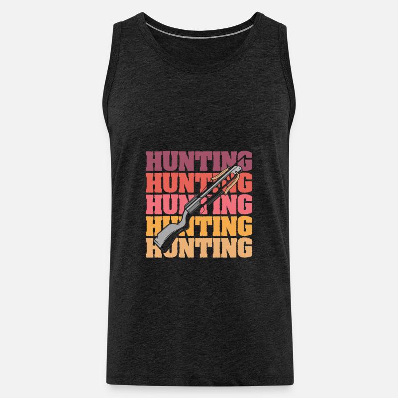 Bogenjagd Bogenjäger - Männer Premium Bio Tank Top - Anthrazit