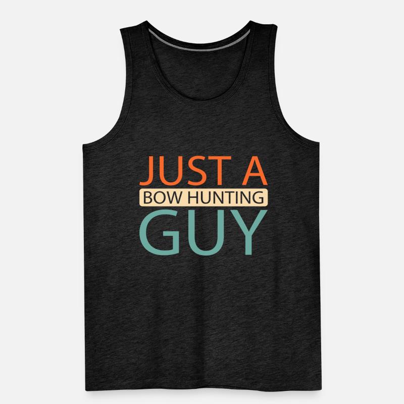 Bogenjagd Bogenjäger Just A Bow Hunting Guy Männer Premium Bio Tank Top