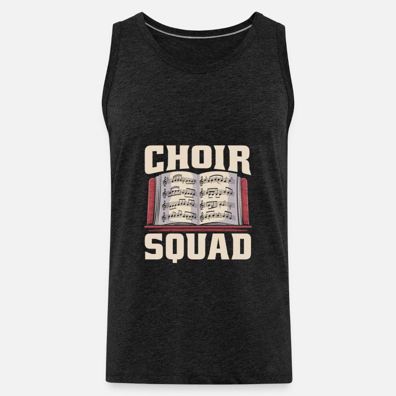 Chorlehrer Kader - Männer Premium Bio Tank Top - Anthrazit