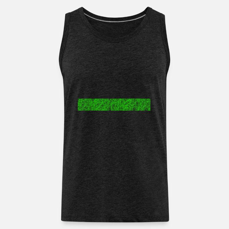 Abstraktes Design II - Männer Premium Bio Tank Top - Anthrazit