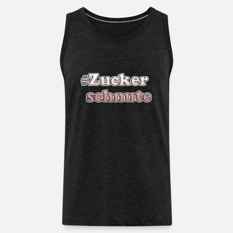 Zuckerschnute - Männer Premium Bio Tank Top - Anthrazit
