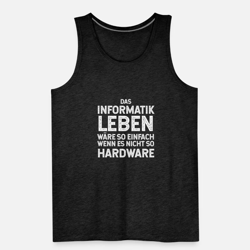 informatik, informatiker, code, programmierer Männer Premium Bio Tank Top