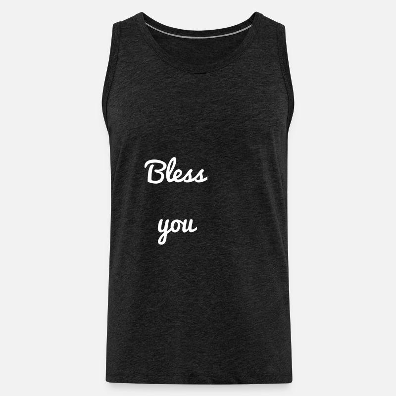 Bless You - Männer Premium Bio Tank Top - Anthrazit