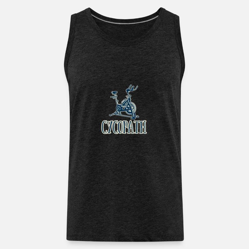 Spin-Klasse Cycopath - Männer Premium Bio Tank Top - Anthrazit
