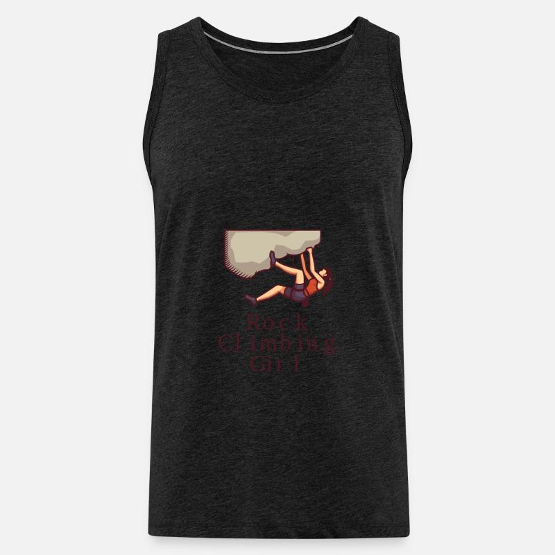 Klettern-Mädchen - Männer Premium Bio Tank Top - undefined