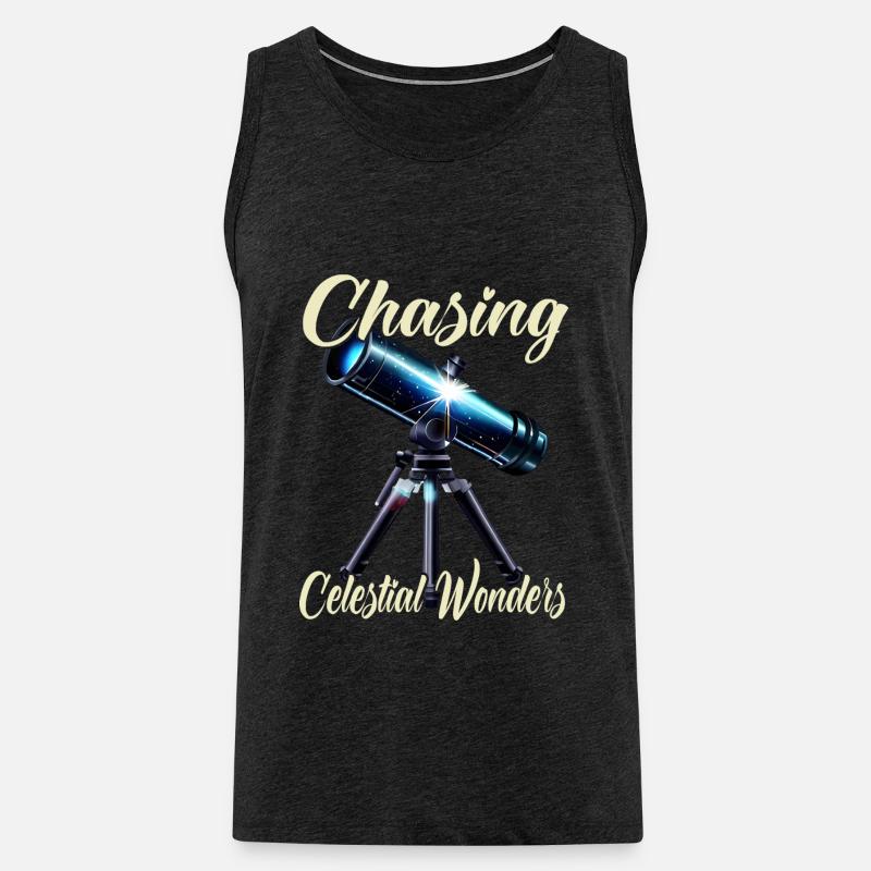 Chasing Celestial Wonders - Männer Premium Bio Tank Top - Anthrazit