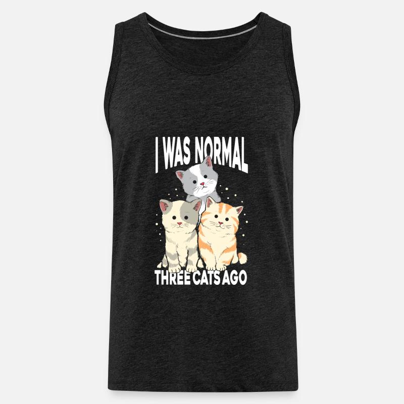 Ich War Normal - Männer Premium Bio Tank Top - Anthrazit