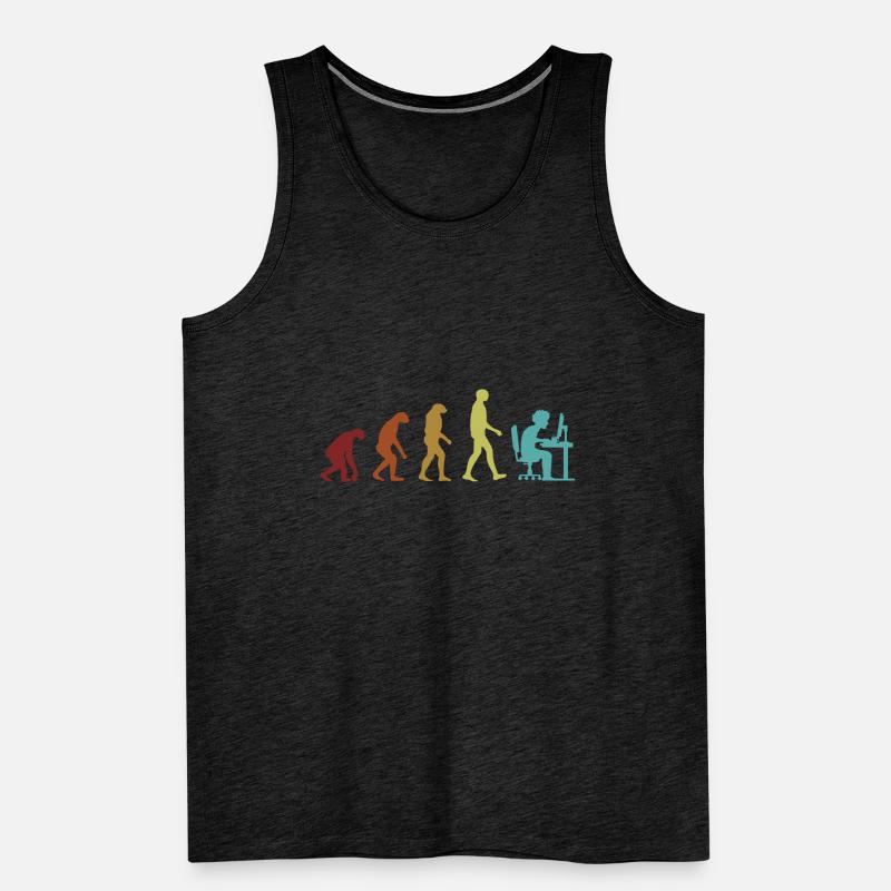 Programmeur Evolution Ingénieur logiciel Codeur Débardeur bio Premium Homme