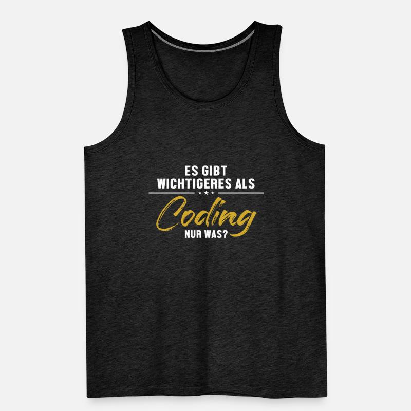 Wichtigeres als Coding Softwareingenieur Coder Männer Premium Bio Tank Top