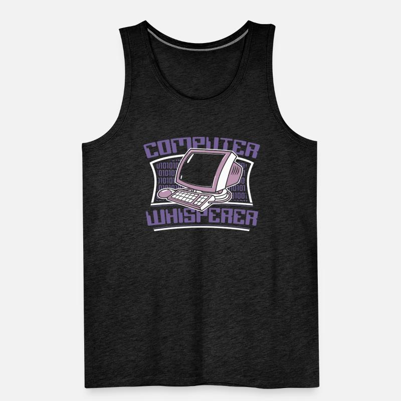 Computer Whisperer Admin IT Operations Administrator Men's Premium Organic Tank Top