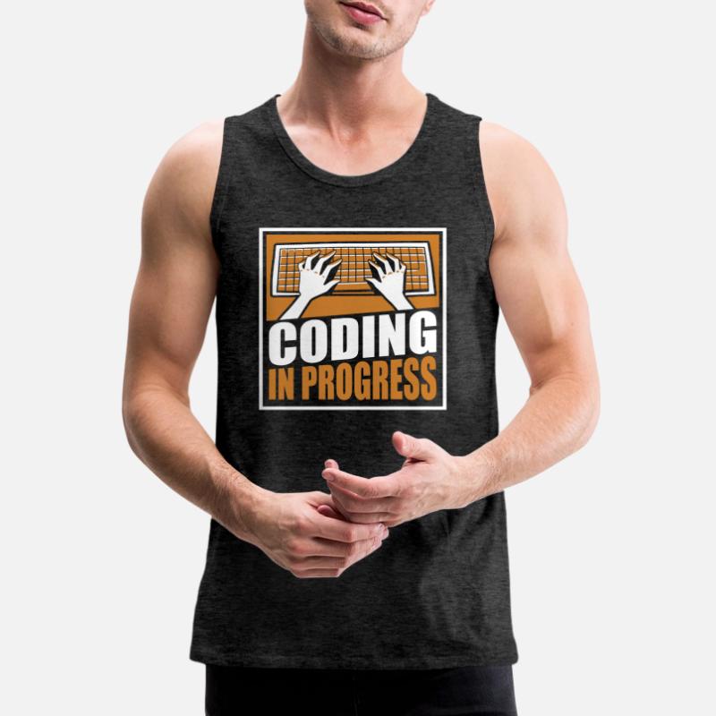 Coding In Progress Softwareingenieur Developer Männer Premium Bio Tank Top