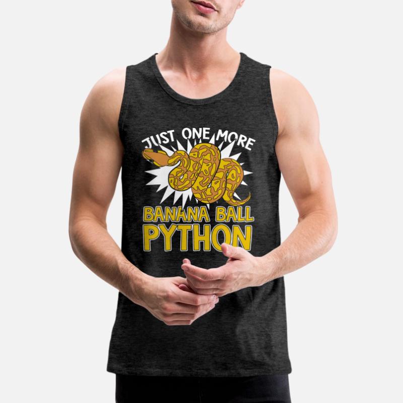 Juste un serpent de plus Python Banana Ball Python Débardeur bio Premium Homme