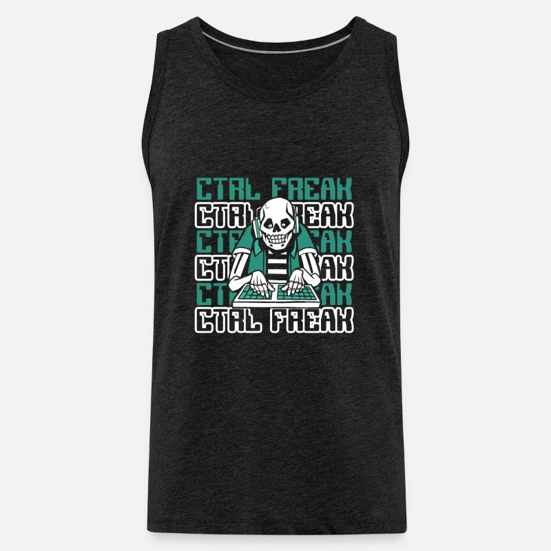 CTRL Freak Softwareentwickler Developer - Männer Premium Bio Tank Top - Anthrazit