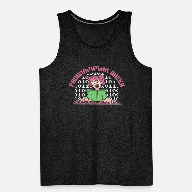 Programming Queen Softwareentwickler Developer Männer Premium Bio Tank Top