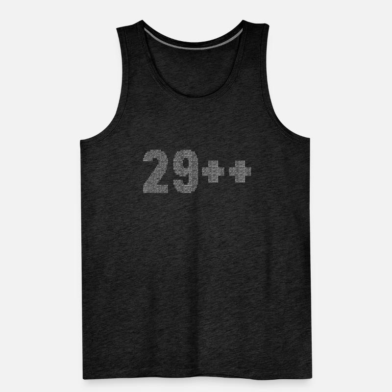 29++ Programmierer Softwareentwickler Coder 30. Männer Premium Bio Tank Top