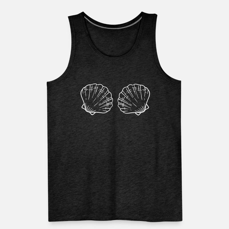 Seashell Bra BH Shell Shelling Bag Seashell Men's Premium Organic Tank Top