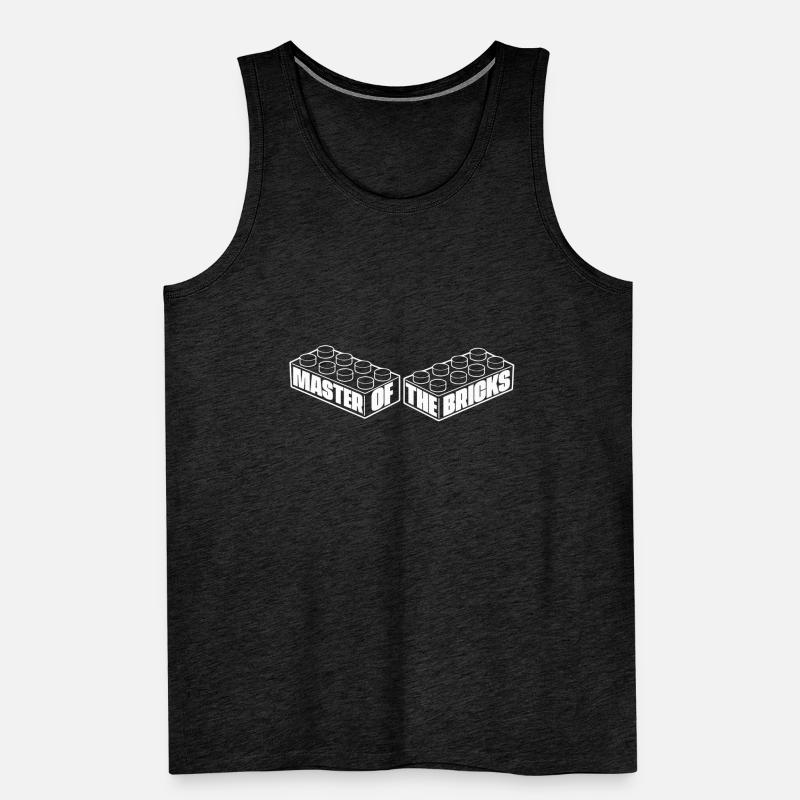 Brick Builder Brick Building Master Builder Männer Premium Bio Tank Top