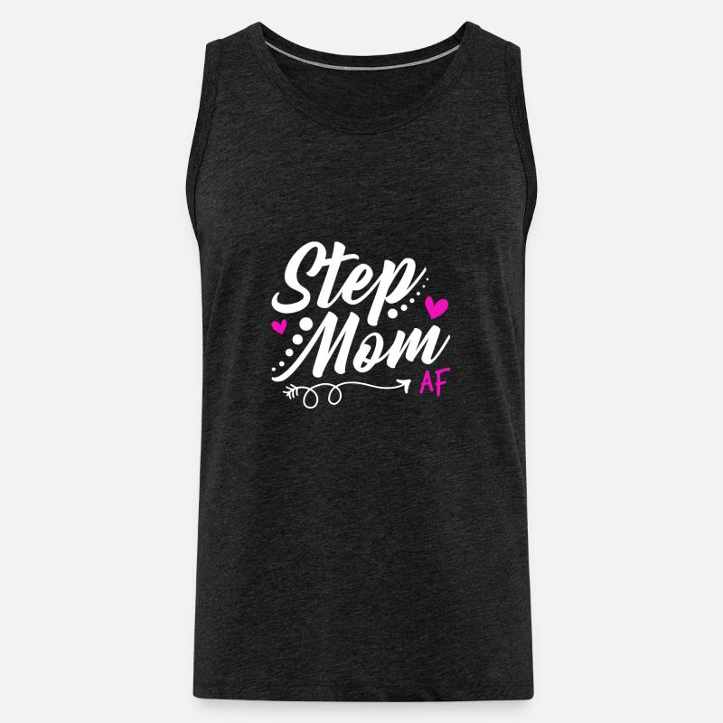 Stiefmutter Af - Männer Premium Bio Tank Top - Anthrazit