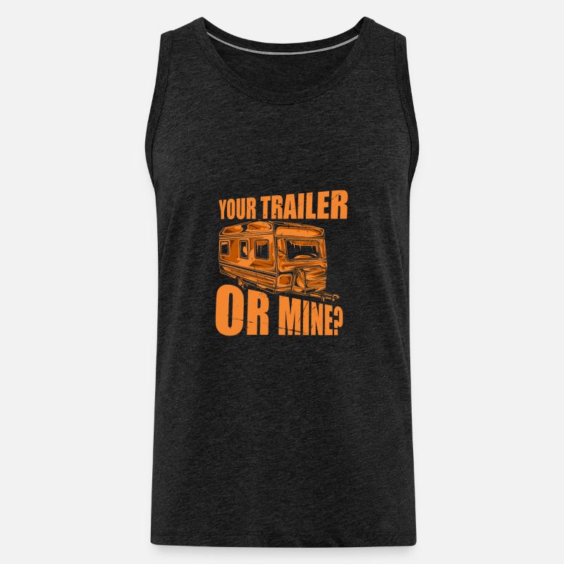 Ihr Anhänger Oder Meiner - Männer Premium Bio Tank Top - Anthrazit