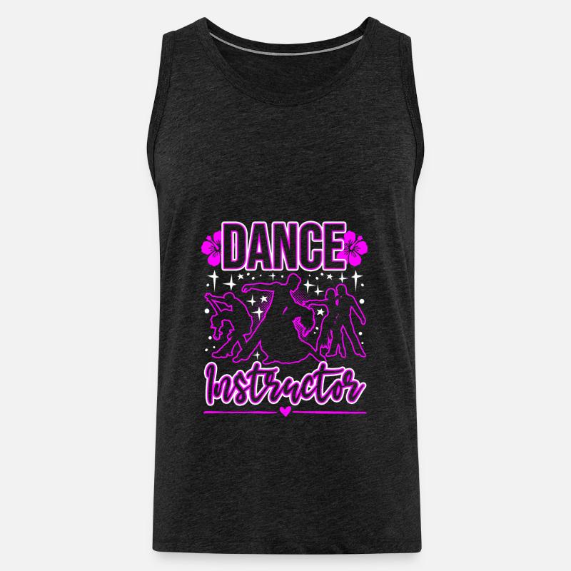 Dance Instructor - Männer Premium Bio Tank Top - Anthrazit