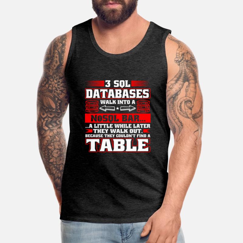 Database Administrator SQL Database Admin Men's Premium Organic Tank Top