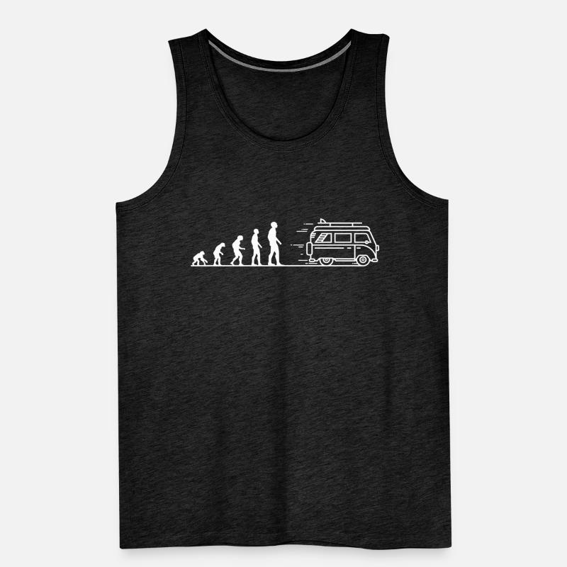 Die Camping Evolution Männer Premium Bio Tank Top