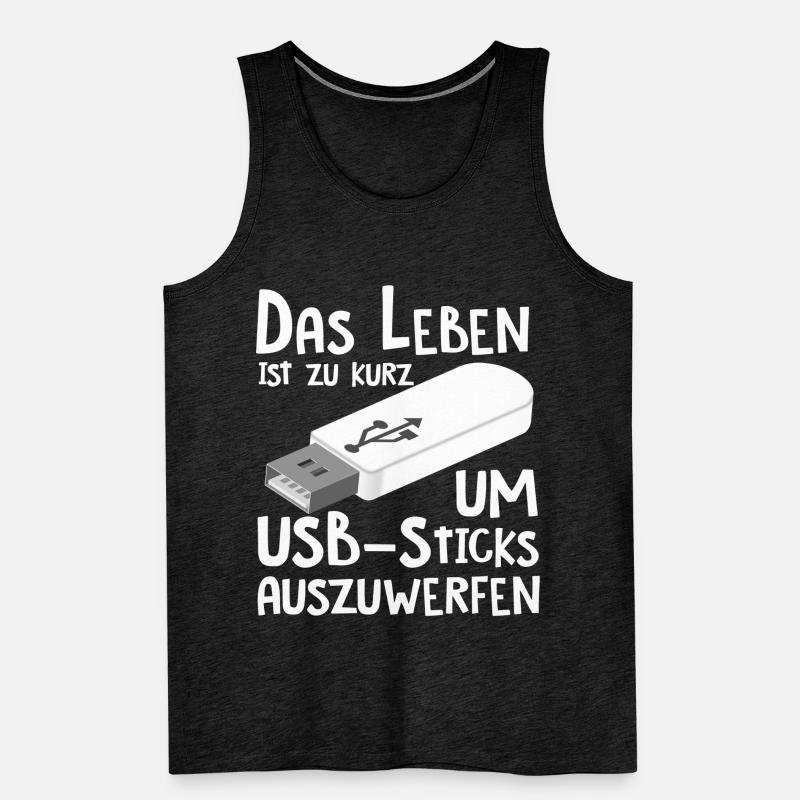 Informatiker Programmierer Student Männer Premium Bio Tank Top