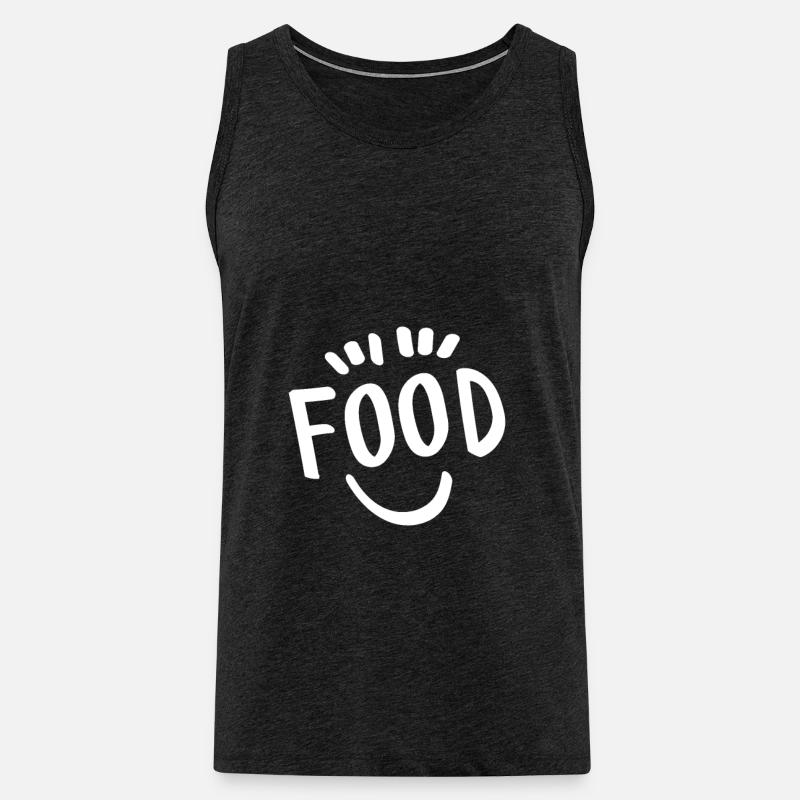 Essen - Männer Premium Bio Tank Top - Anthrazit