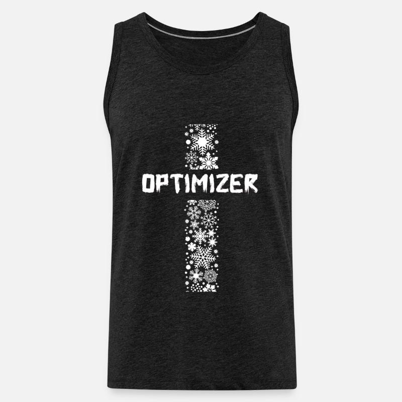 OPTIMIZER D58 4 - Männer Premium Bio Tank Top - Anthrazit