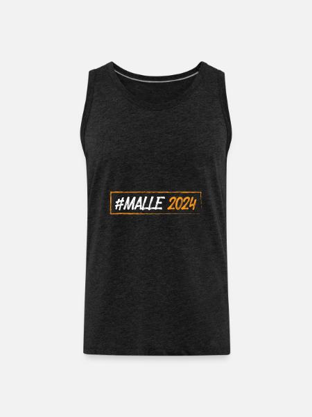 Malle 2024 - Männer Premium Bio Tank Top - Anthrazit
