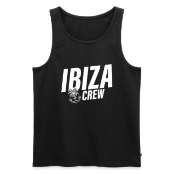 Ibiza Crew Anker Palme Herz Liebe - Männer Premium Bio Tank Top - Anthrazit - Vorne - AI Model Male 185 dark (185cm)