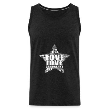Gardasee Urlaub T-shirt Limone Geschenkidee Sommer - Männer Premium Bio Tank Top - Anthrazit - Vorne - Alexander (188cm)