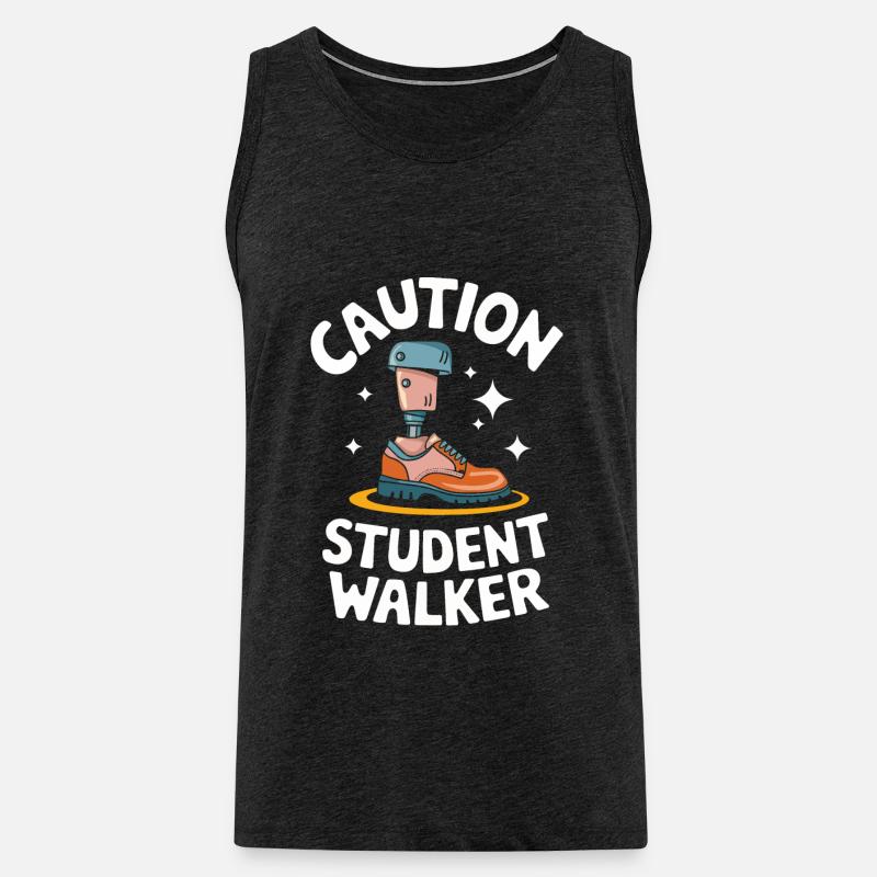 Amputation Behinderung - Männer Premium Bio Tank Top - Anthrazit