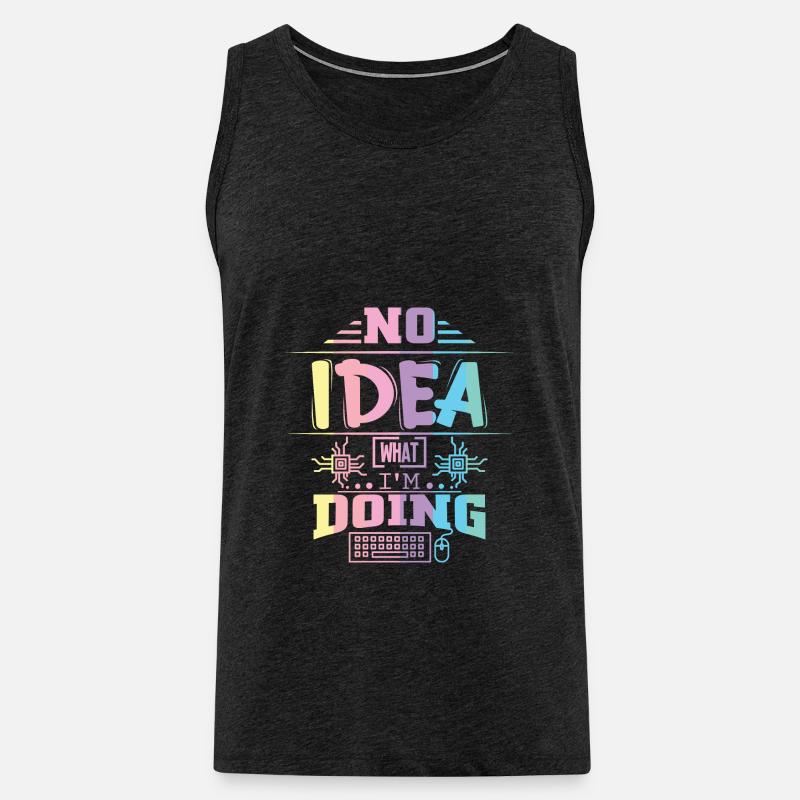 Software Engineering EDP Software Developer - Men's Premium Organic Tank Top - charcoal grey