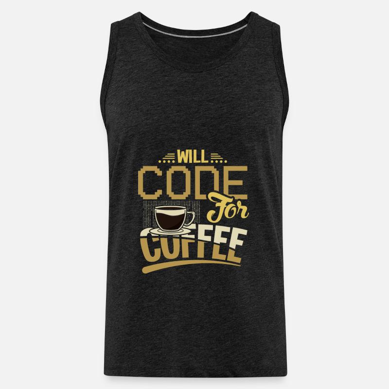 Software Engineering EDV Software Entwickler - Männer Premium Bio Tank Top - Anthrazit